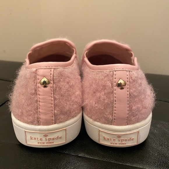Kate Spade Pink Fluffy Loafers - Picture 4 of 4